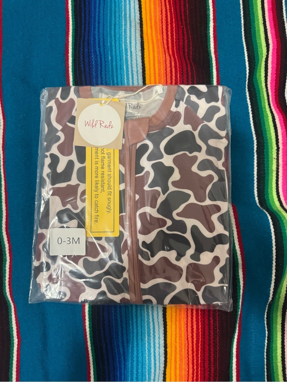 NWT Camo shortall onesie
